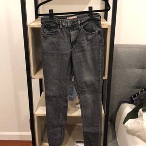 721 grey high rise skinny